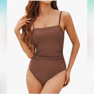 Cushe Brown One-Piece Swimsuit for Stylish Swimming